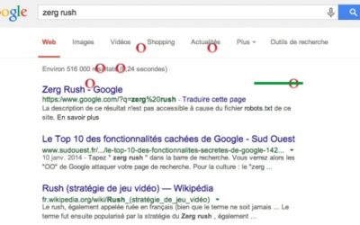 Amusez-vous avec les mots-clefs cachés de Google