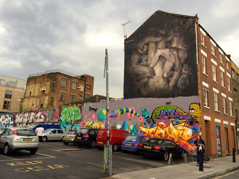 Diaporama A Shoreditch, le street art made in London - Borondo. | Photo Dorothée Duchemin