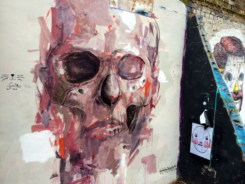 Diaporama A Shoreditch, le street art made in London - Borondo. | Photo Dorothée Duchemin