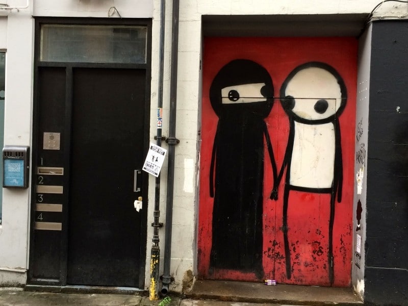 Diaporama A Shoreditch, le street art made in London - Stik. | Photo Dorothée Duchemin